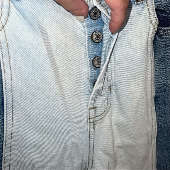 PacSun Two-Toned High Rise Straight Jeans - Picture 7 of 10